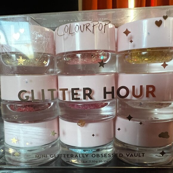 Glitter Hour ColourPop 9-Piece Set of Mini Glitter Gel for Face and Body - Picture 1 of 3